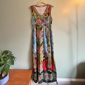 Handmade Beaded Dress Size M Costa Rica